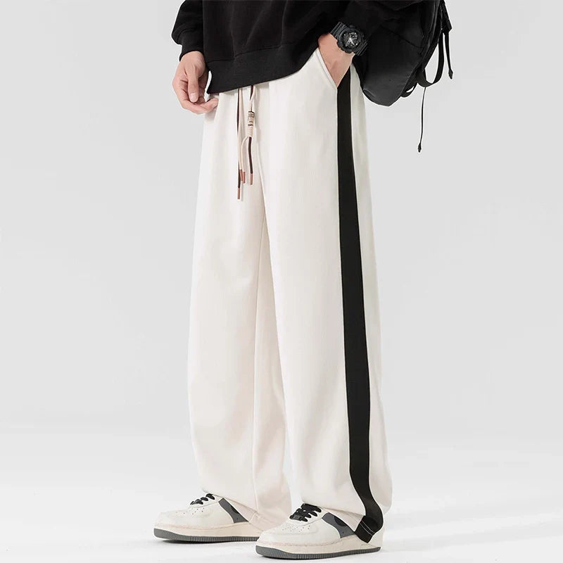 Wide-Leg Sweatpants Side Stripe – Men's Relaxed Fit Joggers | Arden